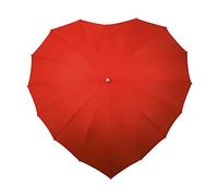 VON LILIENFELD Paraguas Sombrilla Boda Nupcial Mujer Corazón rojo