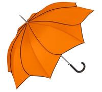 VON LILIENFELD Paraguas Sombrilla Ligero Estable Forma De Flor En-Automático Minou, naranja, 103D/86L