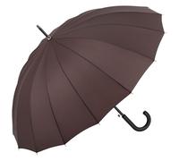 VON LILIENFELD Paraguas XL diámetro: 103 cm automático grande estable Devon, marrón, 103D/86L