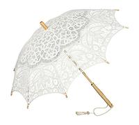 VON LILIENFELD Sombrilla Encaje Boda Nupcial Parasol Decoración Mujer Vivienne marfil