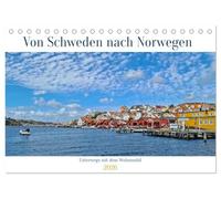 Von Schweden nach Norwegen mit dem Wohnmobil unterwegs (Tischkalender 2026 DIN A5 quer), CALVENDO Monatskalender: Entlang der Westküste Schwedens nach Norwegen