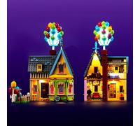 VONADO Kit de luces LED para Lego Disney y Pixar 'Up' House 43217, iluminación de bricolaje compatible con Lego Up House 43217 (sin modelo Lego), luces creativas para Lego Up Set (solo luces)