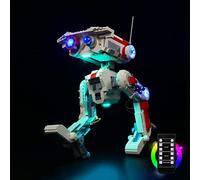 VONADO Kit de luz LED compatible con BD-1 75335 Building Set (sin modelo Lego), iluminación de control remoto para Droid BD-1 (solo luz)