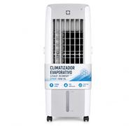 Vonala Climatizador Evaporativo con Calefacción E1100C - Enfriador de Aire Portátil 3 en 1, Depósito 10L, 6 Velocidades, Mando a Distancia, 130W, Cobertura 25m²