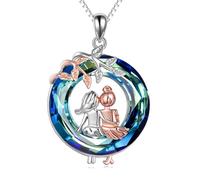 VONALA - Collar para hermanas, plata de ley 925 con forma de corazón, joyería de cumpleaños para mujer, grabado en inglés “Always My Sister Forever My Friend”, Plata esterlina