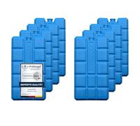 VonBueren 2-8 Acumulador de frío para Bolsa térmica | Placa Hielo | 12h de refrigeración | ca. 200 g por acumulador | ca. 8,1 x 15,2 x 2,2 cm | también para Nevera portátil (8)