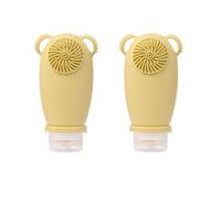 VONCYKI Botella de viaje recargable, botella de almacenamiento de líquidos a prueba de fugas, dispensador de líquidos portátil para productos de baño, champú, b