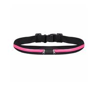 VONCYKI Bouncy - Bolsa de nailon portátil impermeable para teléfono, cinturón de bolsillo, bolsa de cintura deportiva para correr, rosa roja, 5 unidades