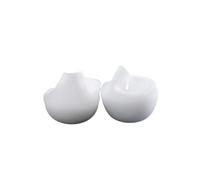 VONCYKI Calcetines de silicona unisex invisibles, de 5 cm, almohadillas de gel para el talón, soporte ortopédico, para el talón, plantillas de masaje de pies (5 cm)