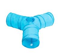 VONCYKI Juguetes de túnel arcoíris para gatitos, cachorros, conejos, perros pequeños para jugar (B)