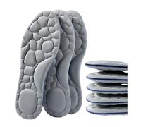 VONCYKI Plantillas de masaje unisex 5D súper suaves para zapatos deportivos para pies para correr, suela de zapato, soporte de arco ortopédico (2 unidades, 37-38)