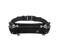 VONCYKI Riñonera deportiva para mujer, para correr, gimnasio, correr, ciclismo, etc, Botella negra, 1 pieza