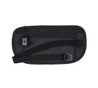 VONCYKI Riñonera invisible de viaje, impermeable, para bicicleta, correr, trotar, deportes, pasaporte, dinero, monederos, mujeres, hombres, accesorios de gimnasio, Black, 5 unidades