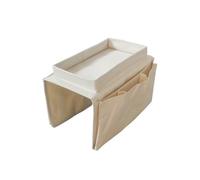 VONCYKI Soporte para mando a distancia de TV, bandeja de sofá, organizador para reposabrazos, silla, sofá, bolsa para reposabrazos, almacenamiento de mesita de noche, organizador colgante (blanco)