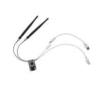 VONETS 2,4GHz WiFi Módulo/Mini enrutador/Puente Ethernet WiFi/Repetidor de señal de Punto Caliente/Ap, USB/DC Alimentado con 2 RJ45 para Bricolaje Ingeniería Industrial PLC Network Device VM300-H