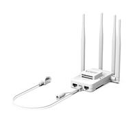 VONETS - Enrutador inalámbrico Gigabit WiFi de 5 GHz, 1800 Mbps, repetidor Ethernet RJ45, adaptador WiFi Extensor de rango de 3 Gigabit POE/DC alimentado para robots DVR, PLC industrial, dispositivos