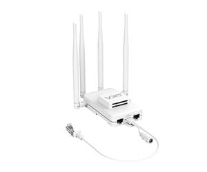 VONETS Gigabit WLAN Bridge WiFi Router Wireless Repetidor / Dual Band 2.4GHz/5GHz RJ45 WiFi Ethernet Adaptador Range Extender, PoE/DC accionado para robots DVR Industrial IoT dispositivos de red