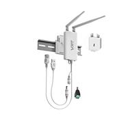 VONETS Industrial 2.4GHz WiFi Bridge Mini Router Repetidor inalámbrico Ethernet a WiFi Hotspot Extender Amplificador de señal 2 Puertos RJ45 DC/USB Powered para DVR PLC Dispositivos de Red VAP11S
