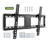 VonHaus Soporte de TV Pared para Pantallas 37-82" - Nivel de Burbuja, Soporte de Televisión Pared Plano Inclinable, Vesa Máx 600x400mm, Capacidad 75Kg