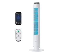 VonHaus Ventilador de Torre 102 cm, Ventilador Eléctrico de Pie para Refrigeración con WiFi, Smart Compatible con Alexa/Google Home, Control Remoto, Temporizador 12H, Oscilación 70°