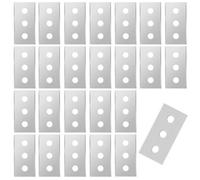 VONJUMA 25 Piezas Cuchilla Vitroceramica Cuchillas De Repuesto Para Raspador De Vitrocerámica Cuhilla Para Rasquetas Recambio Para Rascador Multiusos Para Limpia Suelo Horno Placas De Inducción