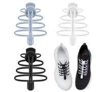 VONJUMA 3 Pares Cordones Elásticos Sin Nudo Con Hebilla Para Zapatillas Elásticos Cordones Para Niños Y Adultos Cordones Elásticos De Goma Cordones No Es Necesario Atar Cordones De Zapatos 120Cm