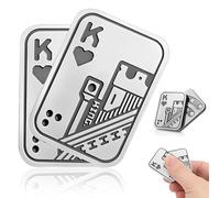 VONJUMA Fidget Slider Toy Magnéticos Fidget Slider Juguete Metálicos Edc Deslizante Para Aliviar Estrés Y Ansiedad Metal Poker Fidget Slider Para Autismo Y Tdah Juguetes De Escritorio Oficina Adulto