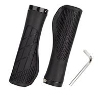 VONJUMA Puños Ergonómicos Para Bicicleta Con Goma Antideslizante Y Bloqueo De Aluminio 22.2Cm Para Mtb Bmx Montaña Plegables Y Urbanas