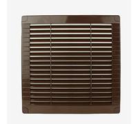 VONLIS 20683012 Rejilla de ventilación, Marrón, 200 x 200 mm