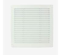 VONLIS® Haeusler-Shop - Rejilla de ventilación (plástico, 200 x 200 mm), color blanco