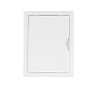 VONLIS Puerta de inspección 150 x 200 mm, 15 x 20 cm, plástico para paneles de yeso, tapa de mantenimiento, color blanco, apta para ambientes húmedos