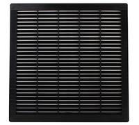 VONLIS® Rejilla de ventilación de plástico rectangular, 350 x 350 mm, antracita/grafito