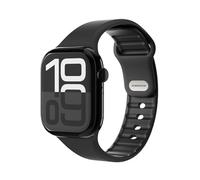 VONMÄHLEN Classic Band 2 - Pulsera ajustable y transpirable de silicona reciclada, repelente al agua, antideslizante, compatible con Apple Watch, 44 | 45 | 46 | 49 mm, Silicona, Sin piedra preciosa
