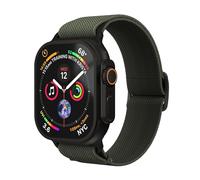 VONMÄHLEN Classic Nylon Loop: correa ajustable para Apple Watch, resistente al agua y al sudor 40 | 41 | 42 mm - Negro oliva