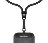 VONMÄHLEN Infinity Go - Cordón para móvil Ajustable hasta 150 cm, Universal y Seguro, Ideal para Viajes y Actividades al Aire Libre - Negro