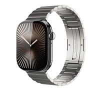 VONMÄHLEN Link Bracelet Pro acero inoxidable - Pulsera de Acero Inoxidable 316L, Cierre Mariposa, Ajustable, Resistente a Rayaduras para Smartwatch - 44 | 45 | 46 | 49 mm - Arena desierto