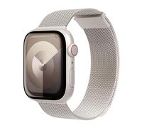 VONMÄHLEN Milanese Loop 2 - Correa de Edelstahl para Apple Watch, Cierre Magnético, Ajustable, Elegante - Compatible con Series 1-8, SE, Ultra 44 | 45 | 46 | 49 mm - Champán