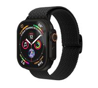 VONMÄHLEN Woven Loop: elegante correa de nailon trenzado para Apple Watch, resistente al agua y ajustable 40 | 41 | 42 mm - Negro