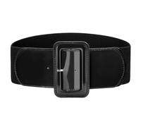 VONMELLI Cinturón ancho elástico vintage para mujer - Cinturón elástico de moda para vestido, Negro , 110cm (Passt Taillengröße 94-103cm)