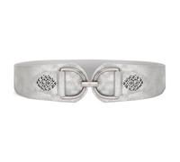 VONMELLI Vintage Cinturón Elástico Mujer con Hebilla Ancha Grande Cinturones Elásticos Cintura Ancha Moda Retro Cinturón Mujer para Vestidos Abrigos, plateado, XXL: Adatto per il girovita 119cm-150cm