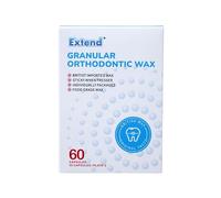 Vonmerie Orthodontic Wax Dots for Braces, 60 Count Single Pack, Cera Dental Pre-Cut para alivio del dolor, cera de microcrystalline de grado alimenticio, sabor menta