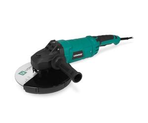 VONROC Amoladora angular VONROC AG509AC - 2350W, Ø230 mm, arranque progresivo, mango giratorio, seguridad anti-reinicio - Ideal para metal, hormigón, ladrillo, azulejos