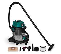 VONROC Aspirador en seco y húmedo - 1400W - Encendido automático - Función de soplado - Depósito de acero inoxidable de 20L - Manguera de 3m - Cable de alimentación de 6m