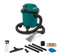 VONROC Aspirador Quitamanchas 3 en 1 - Limpieza de tejidos, aspiración seca/húmeda, soplado - Compacto, 1000 W, tanque 12L, accesorios incluidos, ideal para coches, escaleras y muebles