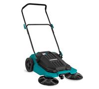 VONROC Barredora de Empuje - 65cm de Ancho de Barrido - contenedor de 18 litros - Barre hasta 2600m2 por Hora