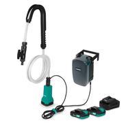 VONROC Bomba para Depósito de Agua de Lluvia 20V 1800 l/h