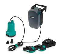 VONROC Bomba Sumergible a Batería 20V con Aspiración Plana 1 mm