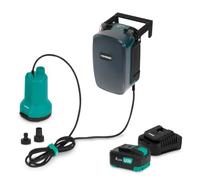 VONROC Bomba Sumergible a Batería 20V con Aspiración Plana hasta 1 mm