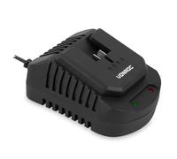 VONROC Cargador rápido VONROC 20 V - 86 W - 4,0 A - Plataforma VPower 20 V - Compatible con baterías: CD828AA, CD829AA, CD801AA, CD803AA