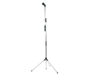 VONROC Ducha de Jardín 2 en 1 con Trípode y Pincho de Suelo | Ducha Exterior Regulable en Altura | Lanza Pulverizadora con 3 Modos de Riego